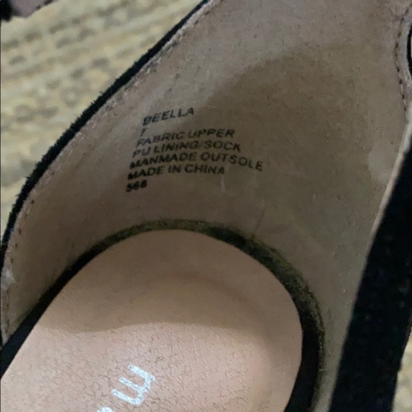 Madden Girl 3” Black Suede Heels - Picture 4 of 5